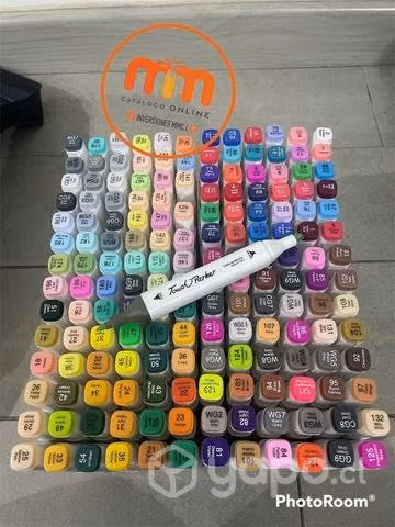 Set de 168 plumones doble punta Marcadores rotulad