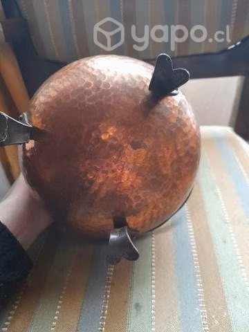 Olla de cobre macizo