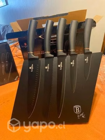 Set 5 cuchillos cocina profesional