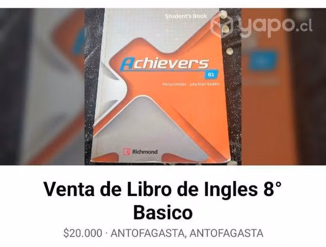 de Libro de Ingles 8° Basico