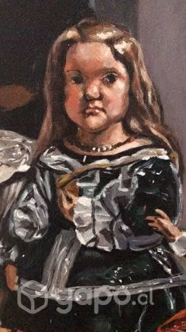 Meninas Oleo sobre tela - Imagen 3