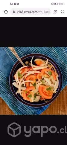 Porotos con rienda ensalada y postre o alverjado