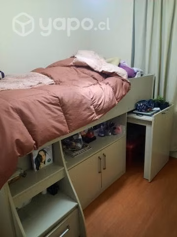 Cama multifuncional 1,5 plaza