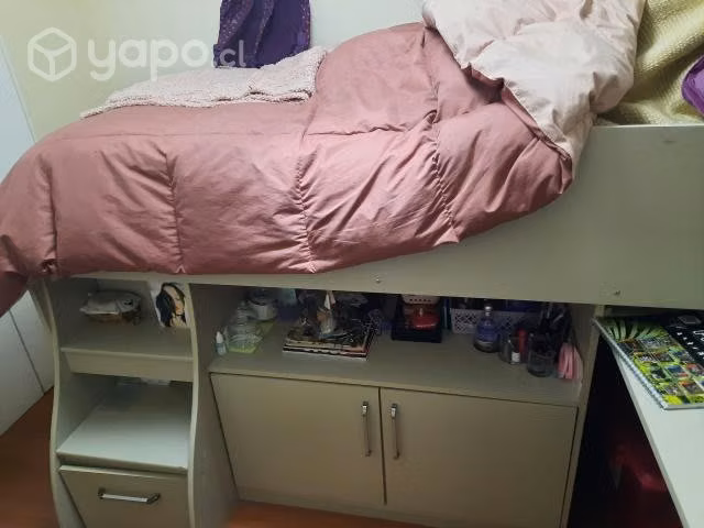 Cama multifuncional 1,5 plaza