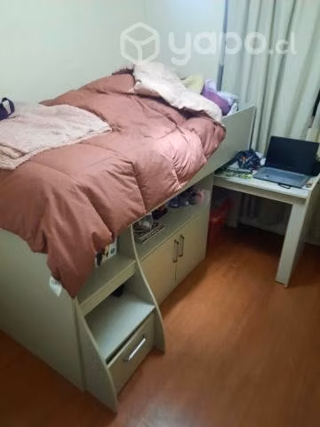 Cama multifuncional 1,5 plaza