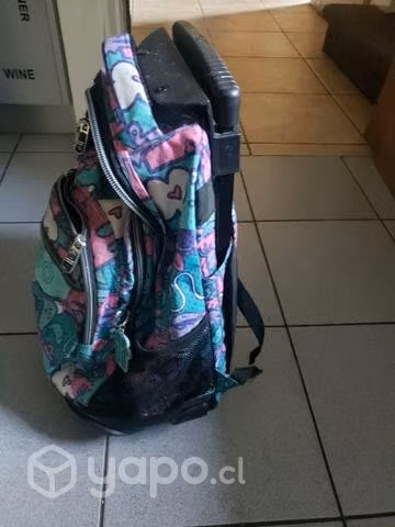 Mochila Totto con ruedas usada - Imagen 3
