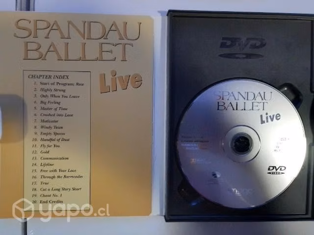 DVD original Spandau ballet live