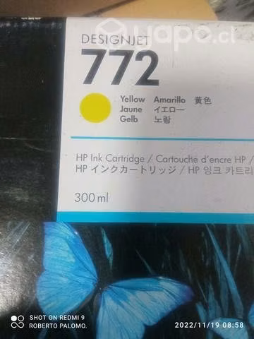 Tintas HP 772 colores originales de 300ml - Imagen 4