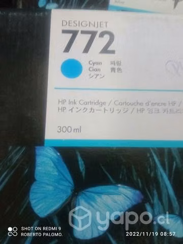 Tintas HP 772 colores originales de 300ml - Imagen 3