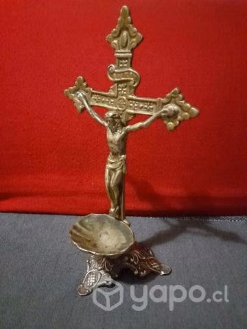 Cristo antiguo de bronce - Imagen 3
