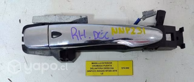 Manilla Exterior Cromada Puerta Del Der (NNP231)