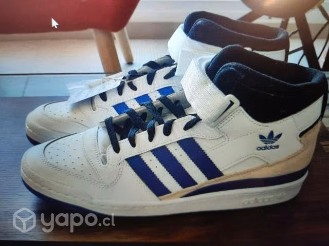 Zapatillas Adidas Forum Blancas con caña alta