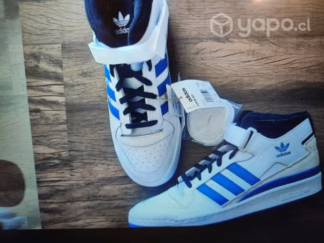 Zapatillas Adidas Forum Blancas con caña alta - Imagen 3