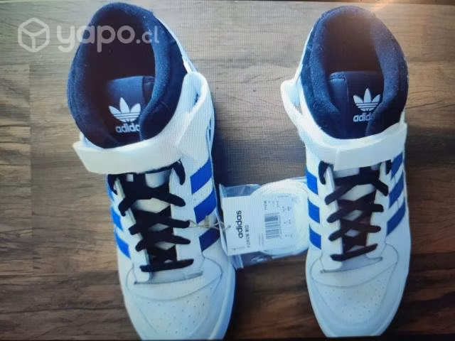 Zapatillas Adidas Forum Blancas con caña alta - Imagen 2