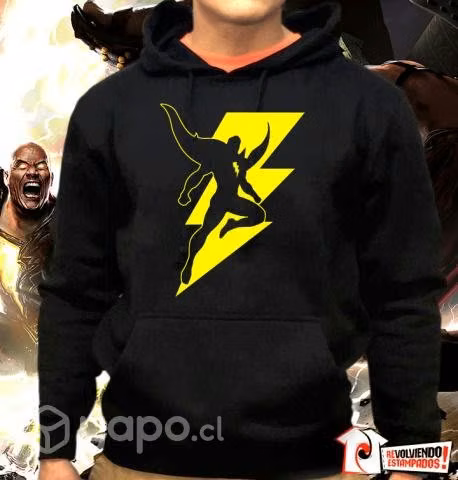 Polerones Estampados Black Adam