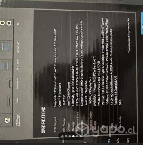 Placa madre asrock z590 pro4 series - Imagen 4