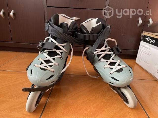 Patines en línea + bolso+ freno Oxelo Decathlon