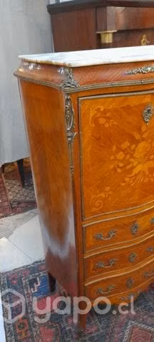 Chiffonier de Palisandro y Aplic. De Bronce - Imagen 3