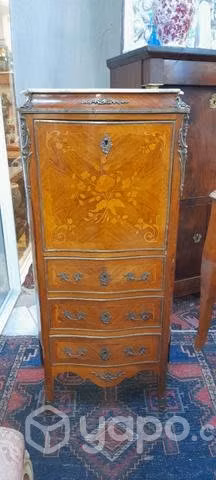 Chiffonier de Palisandro y Aplic. De Bronce