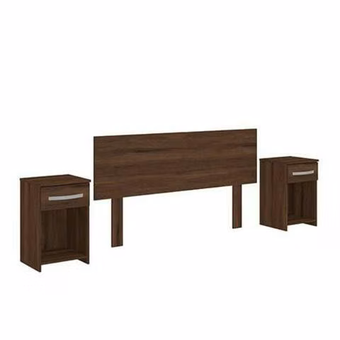 Respaldo para cama 2 plazas + 2 veladores