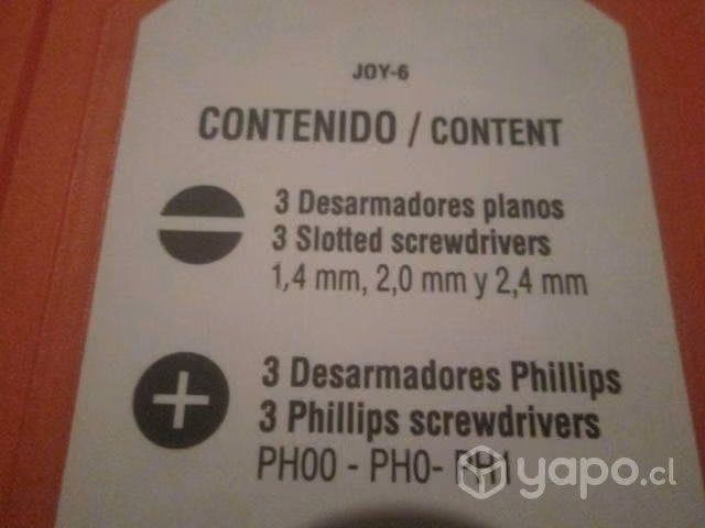 Destornilladores de presicion truper