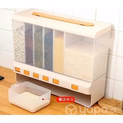 Dispensador 6 En 1 De Cereales Granos Frutos Secos