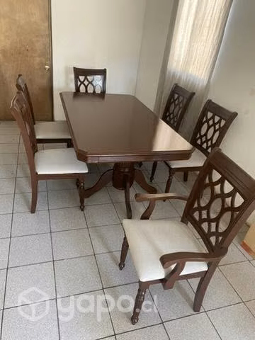 Comedor cic 6 sillas con sítiales