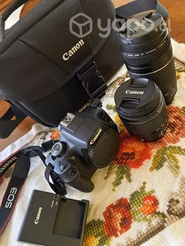 Cámara canon réflex t6 +accesorios