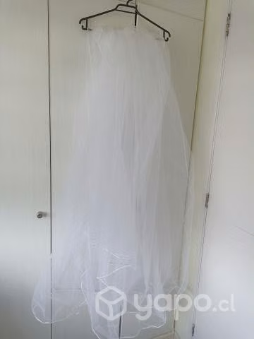 Vestido novia talla S, usado 1 vez.