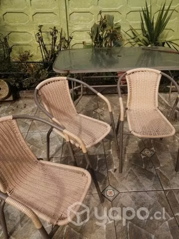 Juego de terraza