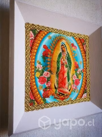 Virgen Guadalupe México- Cuadro La Morenita, único