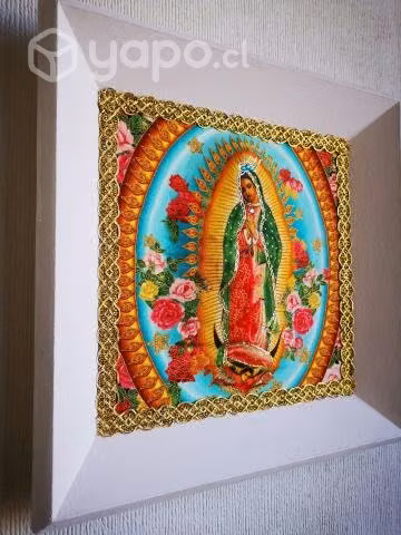Virgen Guadalupe México- Cuadro La Morenita, único