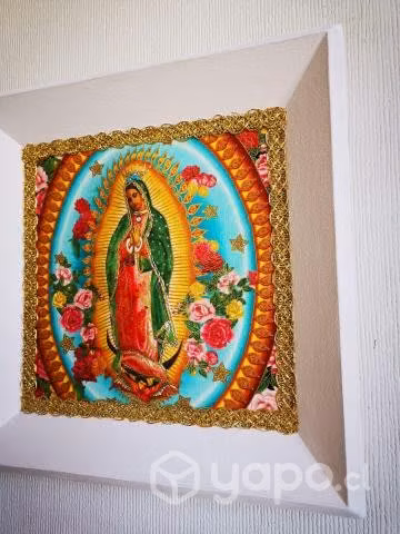 Virgen Guadalupe México- Cuadro La Morenita, único