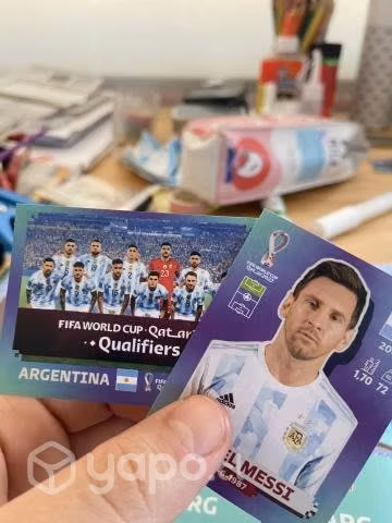 Lámina de Lionel Messi panini