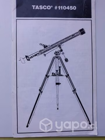 Telescopio refractor marca "Tasco"