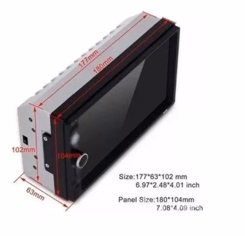 Radio Auto 2 Din Mirror Link Bt Pantalla Tactil Mp