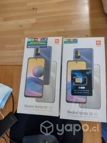 Redmi Note 10 Nuevos con 4GB de RAM