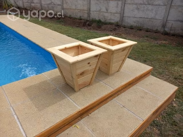 Maceteros de madera - Imagen 3