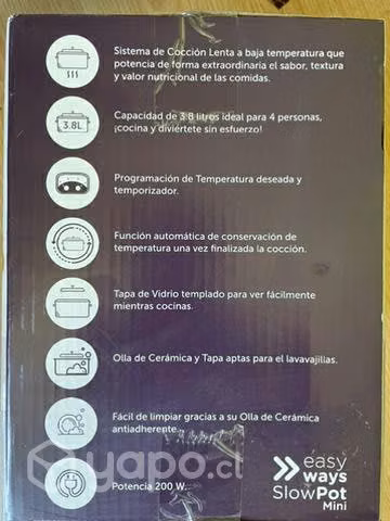 Olla de cocción Lenta EasyWays 3.8L