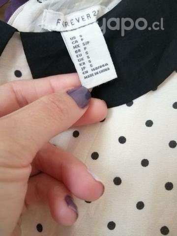 Vestido blanco con puntos - Imagen 2