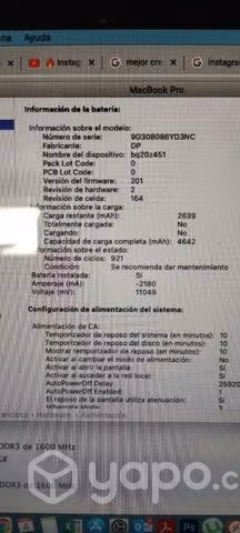 MacBook pro 2012 disco solido