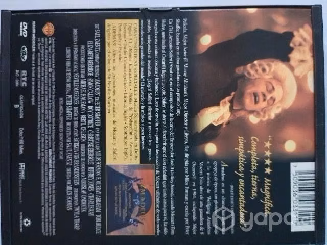 DVD original película Amadeus