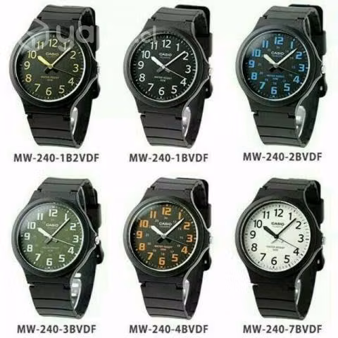 Reloj casio mw240-7e resina nuevos