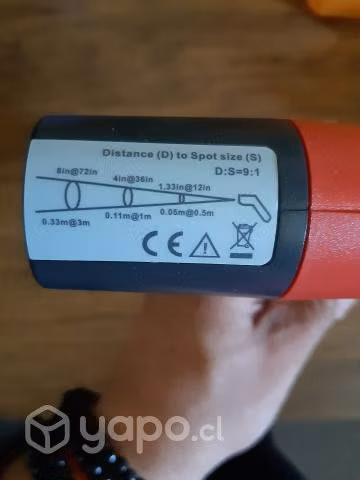 Termómetro infrarrojo Laser -50°C a 400°C Lacor