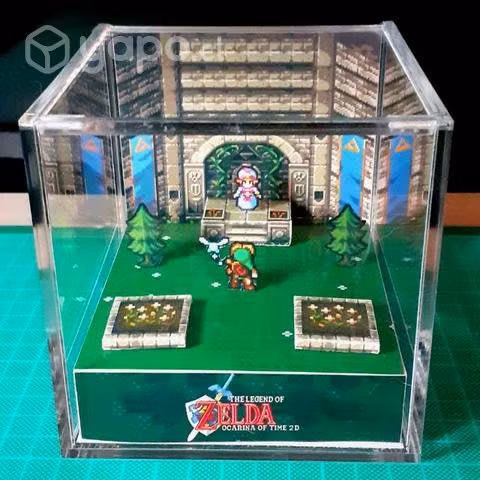 Zelda cubo diorama