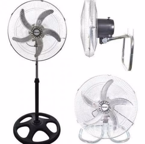 Ventilador 3 En 1 Pie Turbo Pared 5 Aspas