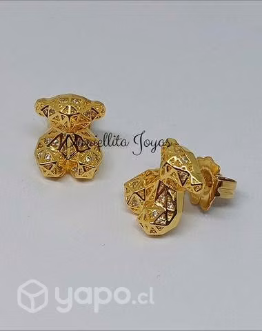 Hermosos aros Tous de acero quirúrgico 4