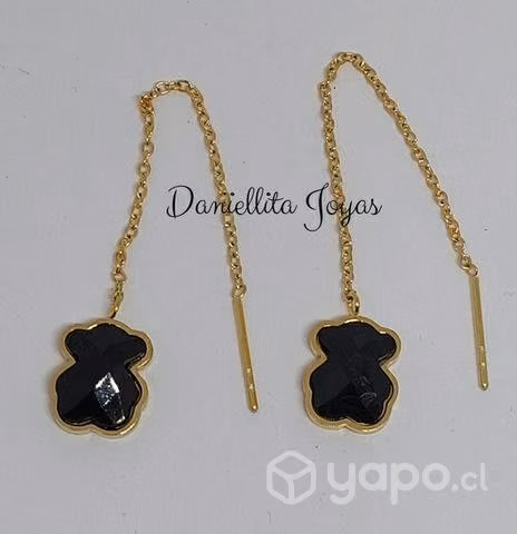 Hermosos aros Tous de acero quirúrgico 4