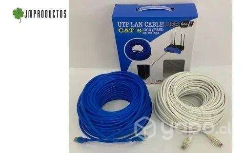 Cable De Red Ethertnet 50 Metros Rj45 Categoria 6 - Imagen 3