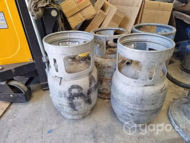 Cilindros de gas para equipos propanos